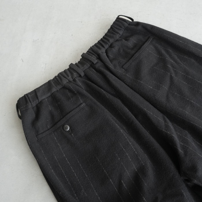 ys-25aw-14) YOKOSAKAMOTO(ヨーコサカモト) /DOUBLE PLEATED WIDE EASY