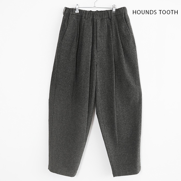 ys-25aw-14) YOKOSAKAMOTO(ヨーコサカモト) /DOUBLE PLEATED WIDE EASY