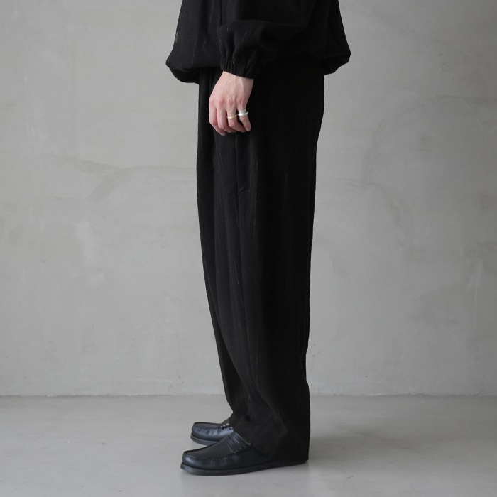 20%OFF】(ys-25aw-14) YOKOSAKAMOTO(ヨーコサカモト) /DOUBLE PLEATED