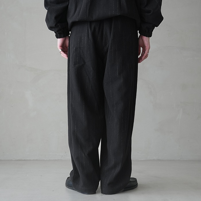 ys-25aw-14) YOKOSAKAMOTO(ヨーコサカモト) /DOUBLE PLEATED WIDE EASY