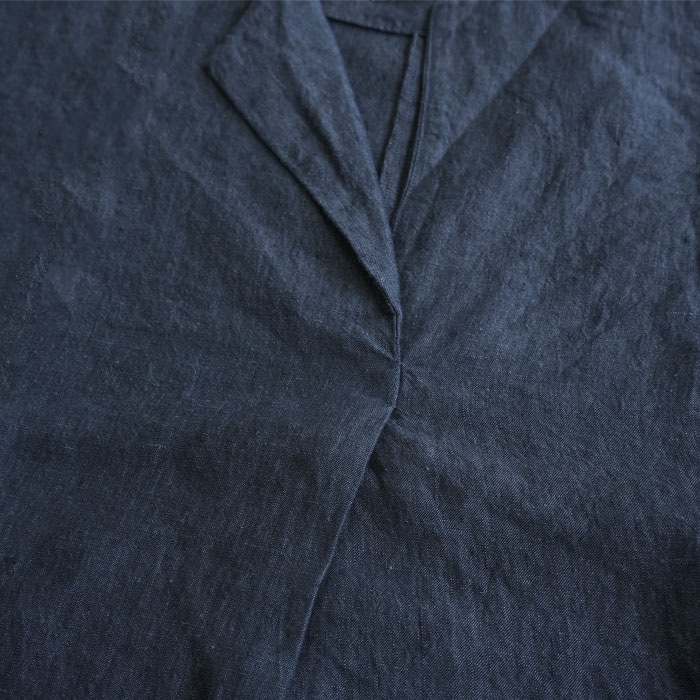 ▽(e261t175) / evam eva (エヴァムエヴァ) / linen tuck pullover