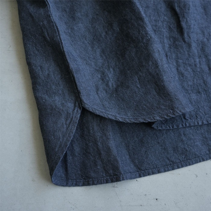 ▽(e261t175) / evam eva (エヴァムエヴァ) / linen tuck pullover