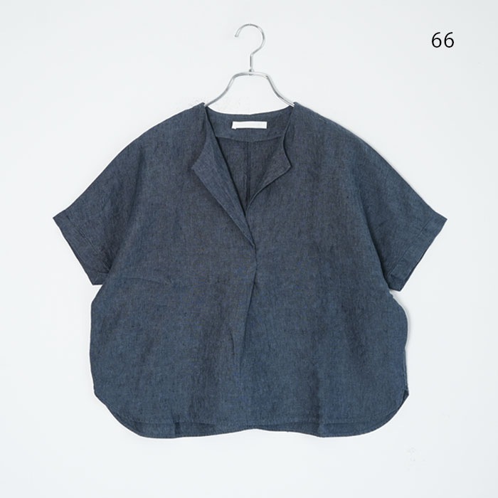 e261t175) / evam eva (エヴァムエヴァ) / linen tuck pullover(リネン