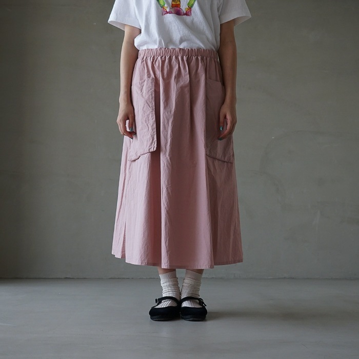 最終価格R&D.M.Co ガーメントダイポケットスカート　新品 R&D.M.Co-（オールドマンズテーラー）｜GARMENT DYE POCKET