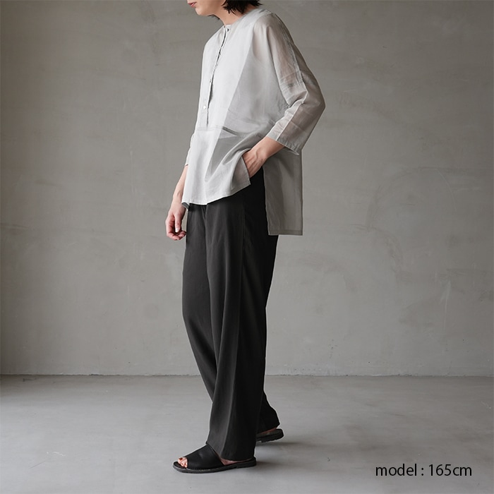 □(e251t194) / evam eva (エヴァムエヴァ) / cotton wide pants
