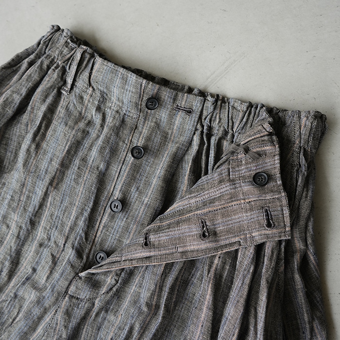 13543075) / Vlas Blomme (ヴラスブラム) / 40/1 Linen Stripe