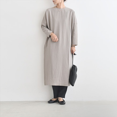 e203t107) / evam eva(エヴァムエヴァ) / cotton wool one-piece