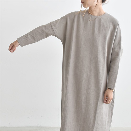 美品✨エヴァムエヴァ　cotton wool one-piece ライトグレー e203t107) / evam eva(エヴァムエヴァ) / cotton wool one-piece