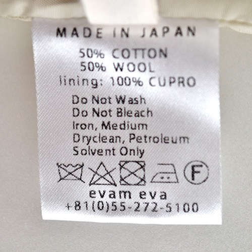 e203t107) / evam eva(エヴァムエヴァ) / cotton wool one-piece