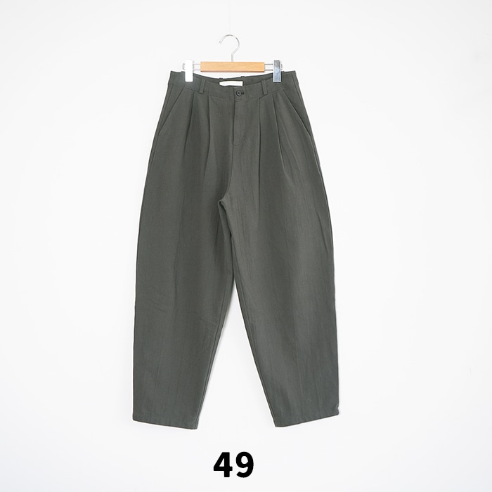 e261t180) / evam eva (エヴァムエヴァ) / cotton voile volume pants