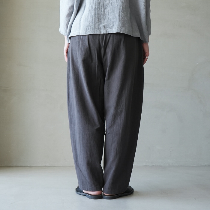 e261t180) / evam eva (エヴァムエヴァ) / cotton voile volume pants