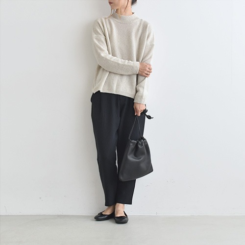 e203t108) / evam eva(エヴァムエヴァ) / cotton wool narrow tuck ...