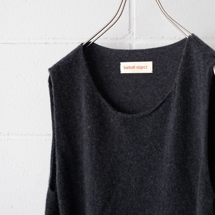 2点SET(bo-05kn01) barbell object(バーベルオブジェクト) /ct ls top