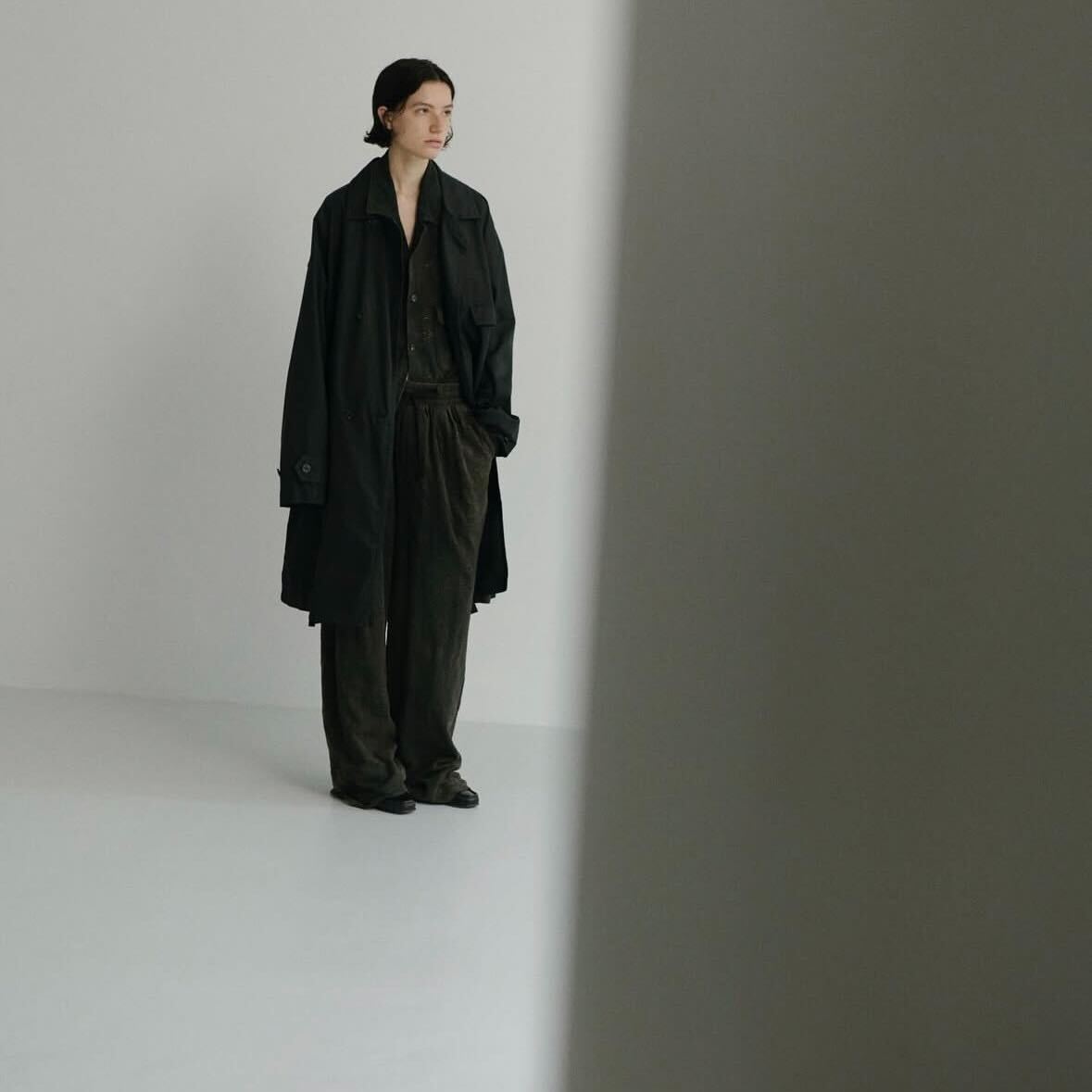 anc-jk72) / ANCELLM (アンセルム) / SINGLE BREASTED COLLAR COAT