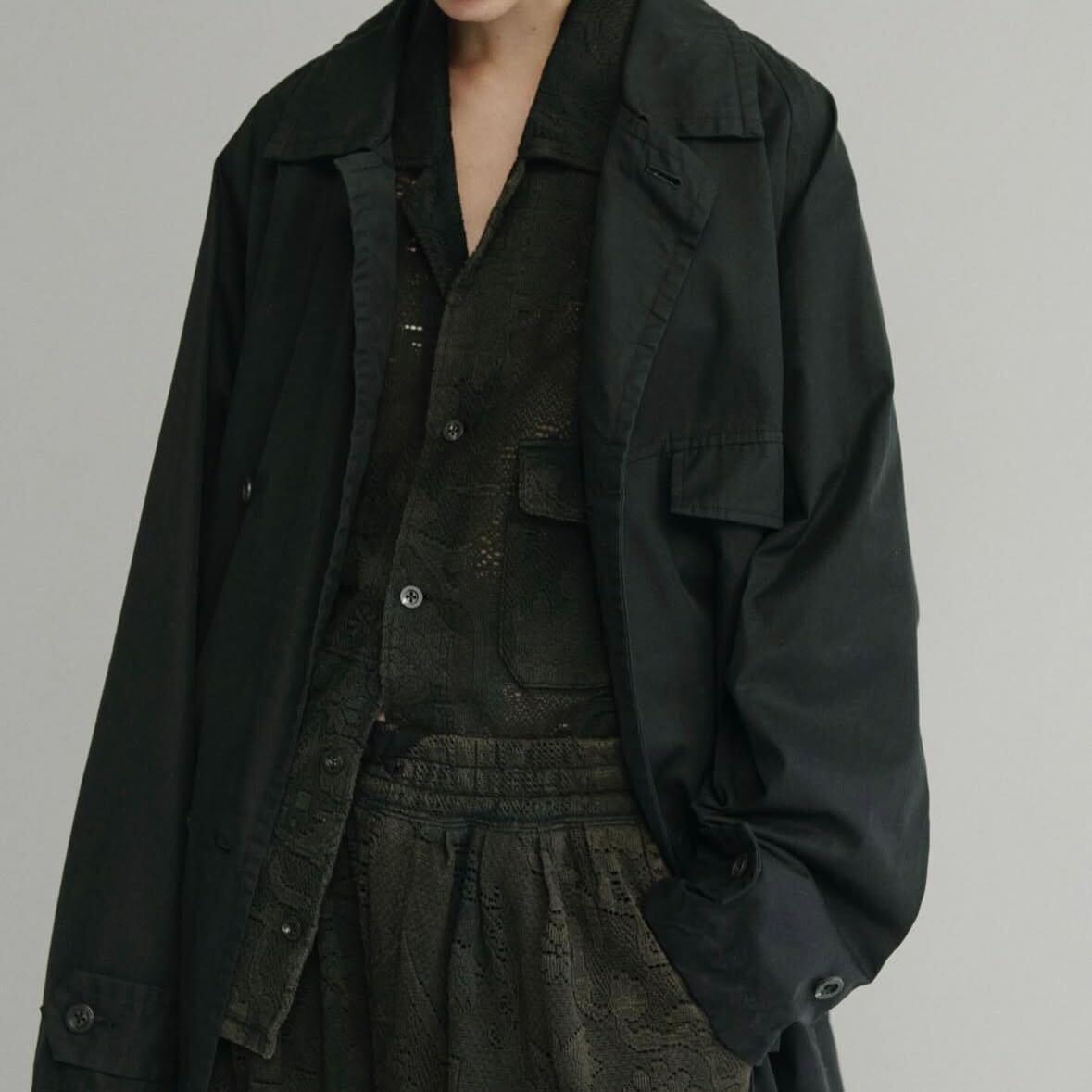 anc-jk72) / ANCELLM (アンセルム) / SINGLE BREASTED COLLAR COAT