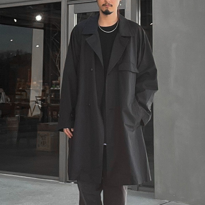 anc-jk72) / ANCELLM (アンセルム) / SINGLE BREASTED COLLAR COAT
