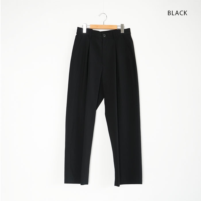 50%OFF】(syt-26ss-p03) SAYATOMO(サヤトモ) / 2-Tack Wide Slacks(2