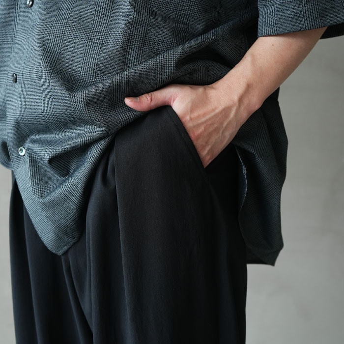 50%OFF】(syt-26ss-p03) SAYATOMO(サヤトモ) / 2-Tack Wide Slacks(2