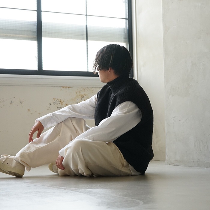 30%OFF】(innat02-k02) / INNAT(インアット) /LOW GUERNSEY VEST(ロー