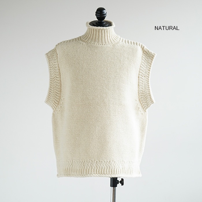 30%OFF】(innat02-k02) / INNAT(インアット) /LOW GUERNSEY VEST(ロー