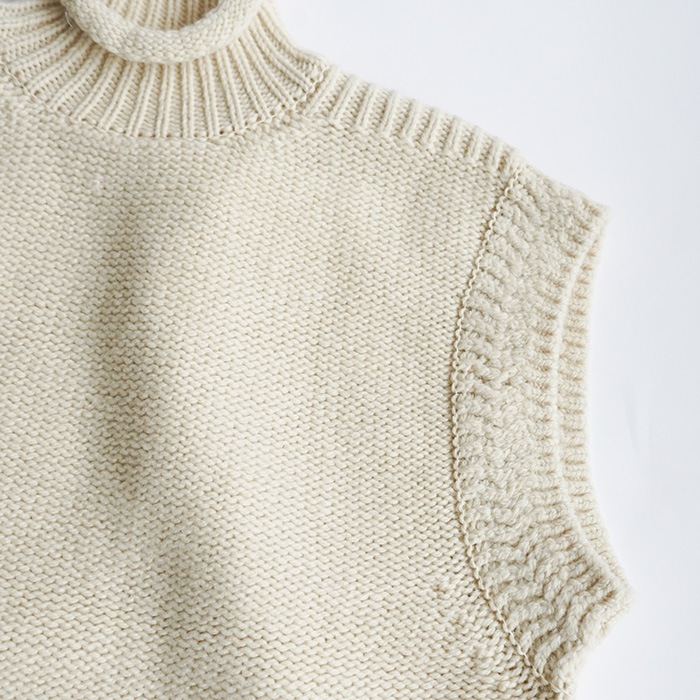 30%OFF】(innat02-k02) / INNAT(インアット) /LOW GUERNSEY VEST(ロー