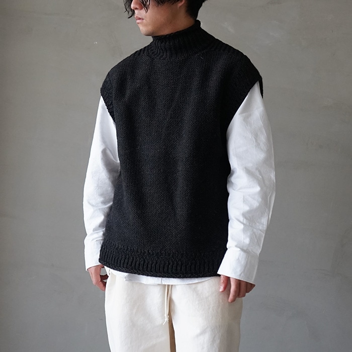 30%OFF】(innat02-k02) / INNAT(インアット) /LOW GUERNSEY VEST(ロー