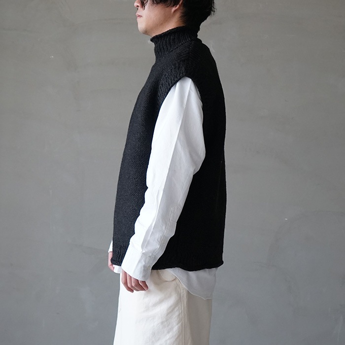 30%OFF】(innat02-k02) / INNAT(インアット) /LOW GUERNSEY VEST(ロー