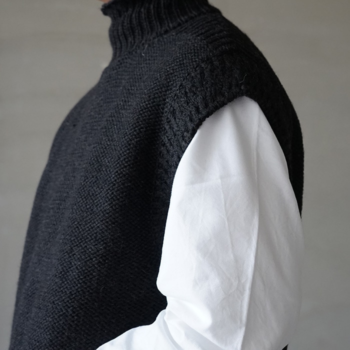 30%OFF】(innat02-k02) / INNAT(インアット) /LOW GUERNSEY VEST(ロー