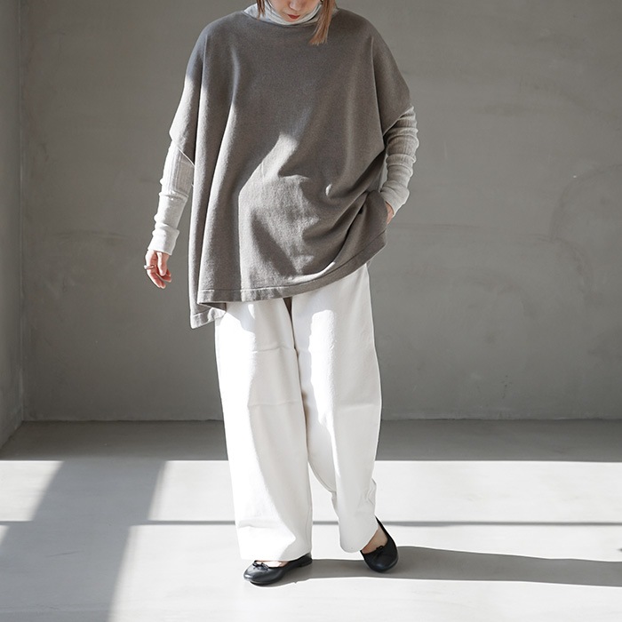 e221t014) / evam eva(エヴァムエヴァ) / wide pants(ワイド