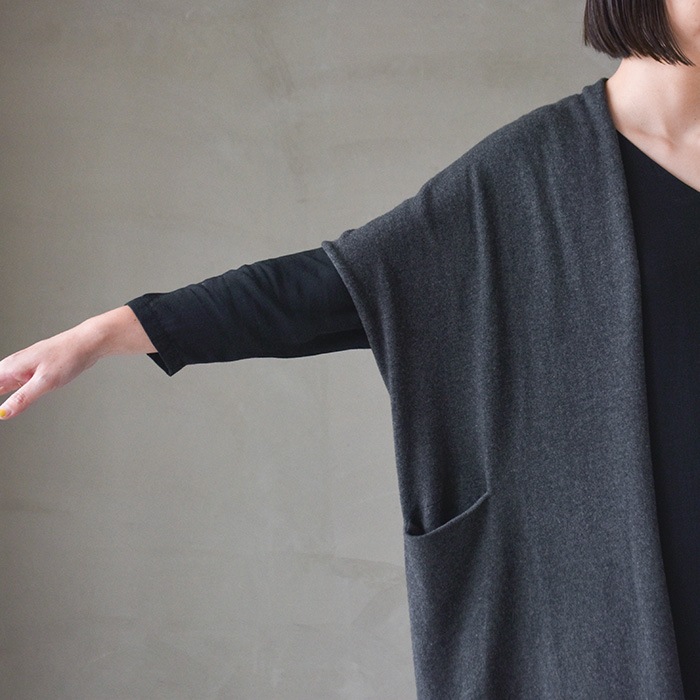 e223k075) / evam eva (エヴァムエヴァ) / wool long vest(ウール