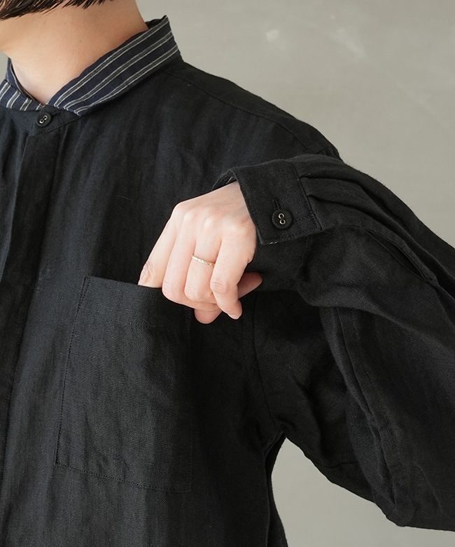 30%OFF】(13143104) Vlas Blomme (ヴラスブラム) /Washed Linen × VB