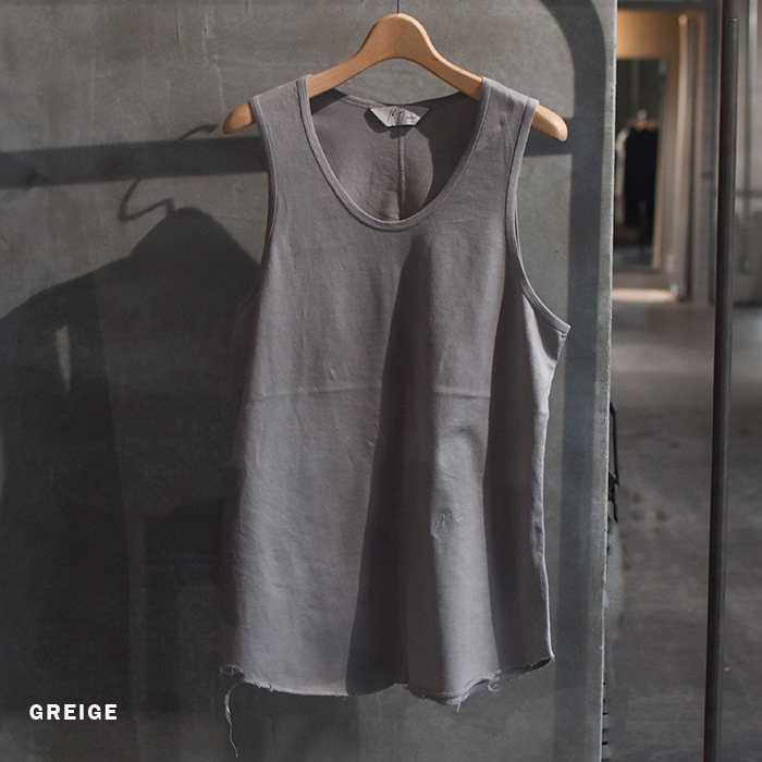 anc-ct193) / ANCELLM(アンセルム) / UNEVENNESS TANK TOP(アン