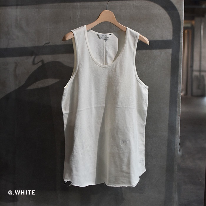 anc-ct193) / ANCELLM(アンセルム) / UNEVENNESS TANK TOP(アン