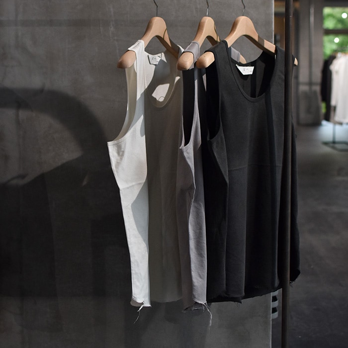 anc-ct193) / ANCELLM(アンセルム) / UNEVENNESS TANK TOP(アン