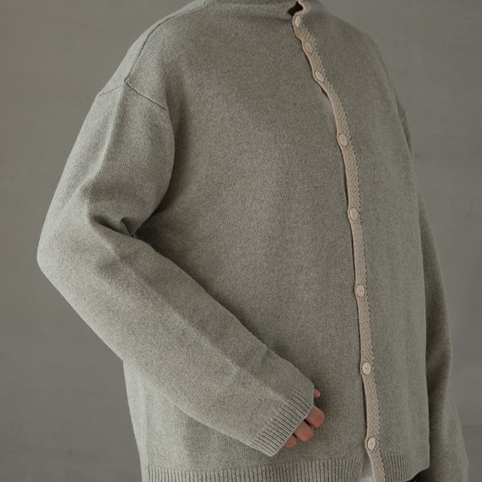 vlas blommeヴラスブラム　アシンメトリーニットカーディガン カーディガンレディース - HACHITENはVlas Blomme,SARAHWEAR,maison de