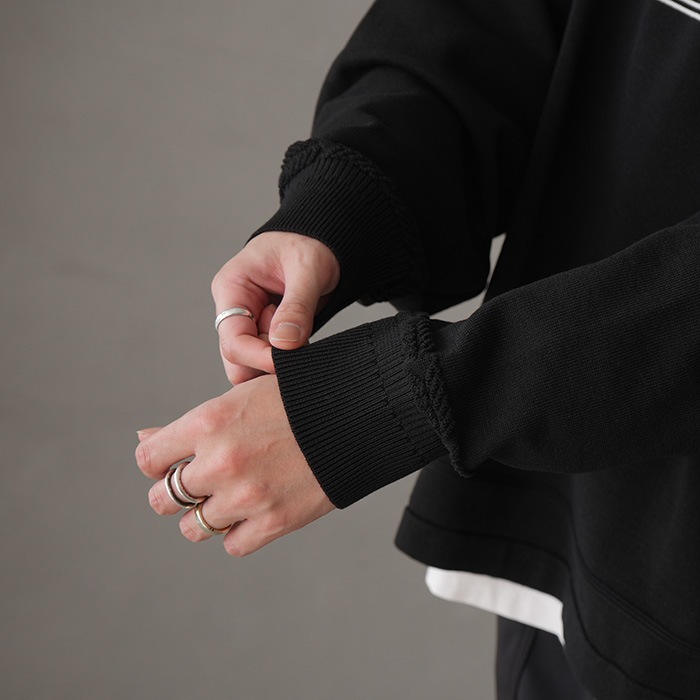 40%OFF】(ysk-25ss-kn06) / YASHIKI(ヤシキ) /Sazanami Skipper Knit