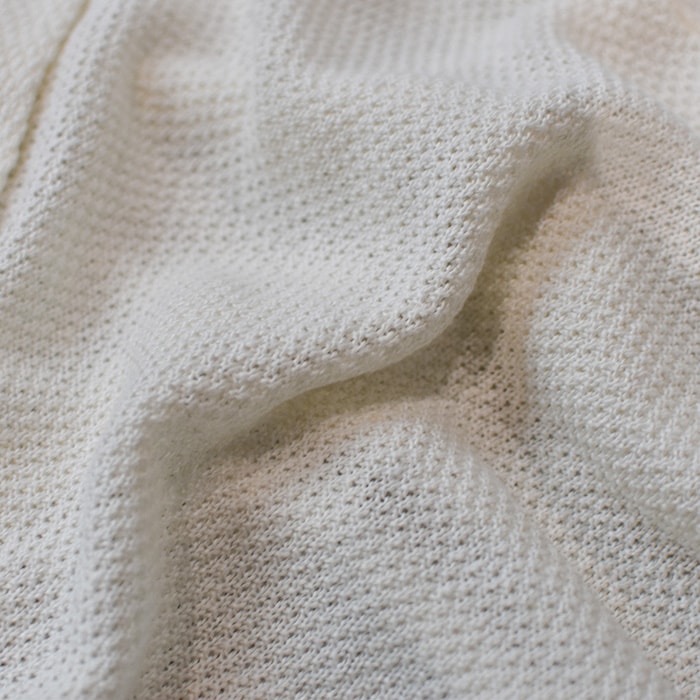 anc-kn42) / ANCELLM(アンセルム) / LINEN TUCK IN KNIT(リネン