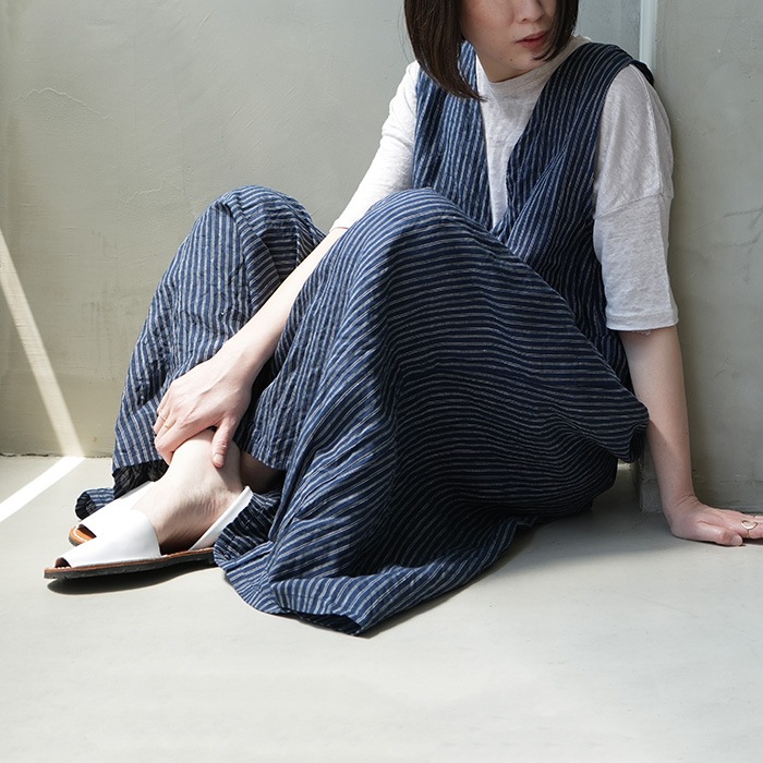 30%OFF】(13516043) Vlas Blomme (ヴラスブラム) /Linen Stripe
