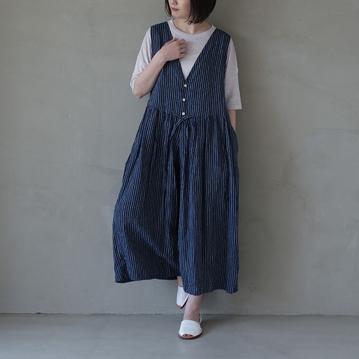 30%OFF】(13516043) Vlas Blomme (ヴラスブラム) /Linen Stripe 2way