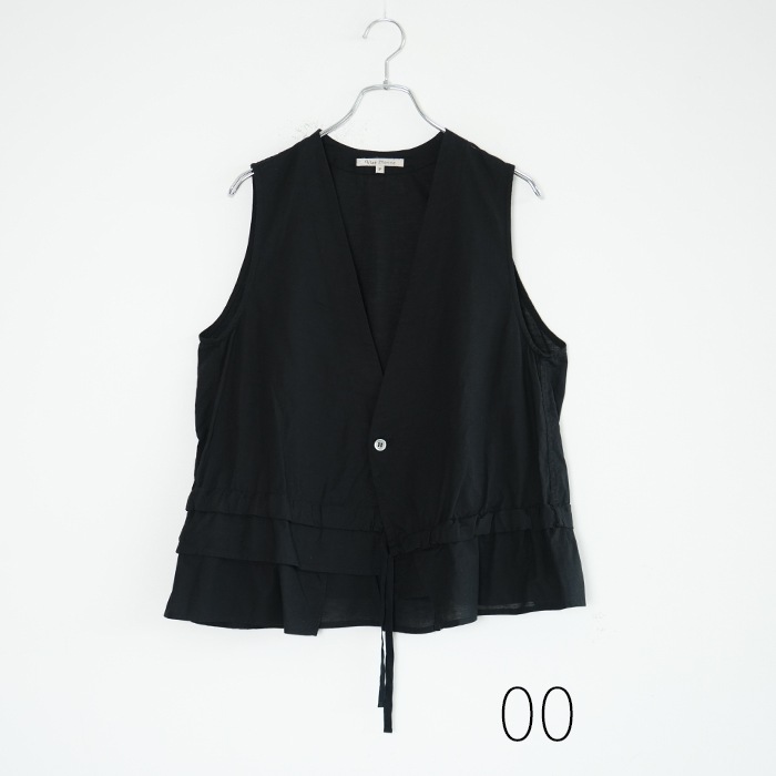 13302046) / Vlas Blomme (ヴラスブラム) / C/L Voile ティアードジレ