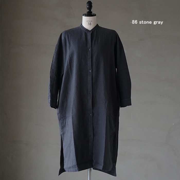 e231t044)/evam eva(エヴァムエヴァ)/water linen shirts one