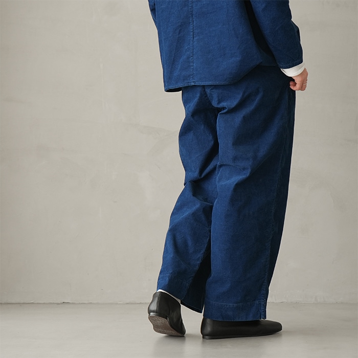 【関税込み】Re/Done インディゴ ロング ルーズジーンズ 7045)/ R&D.M.Co-/OLDMANS TAILOR(アールアンドディーエムコー