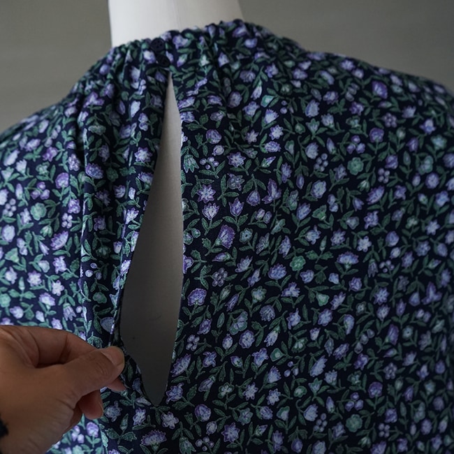 R&D.M.Co- オールドマンズテーラー　フラワーコットンシャツドレス R&D.M.Co- オールドマンズテーラー フラワーコットンシャツドレス R&D