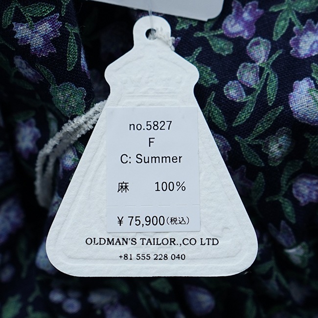 R&D.M.Co-/OLDMANS TAILOR コテージフラワー　ワンピース 50%OFF】(5828) R&D.M.Co-/OLDMANS TAILOR(アールアンドディーエムコー