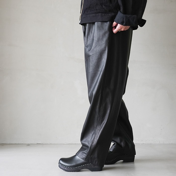 30%OFF】(ys-25aw-08) YOKOSAKAMOTO(ヨーコサカモト) /WIDE EASY PANTS