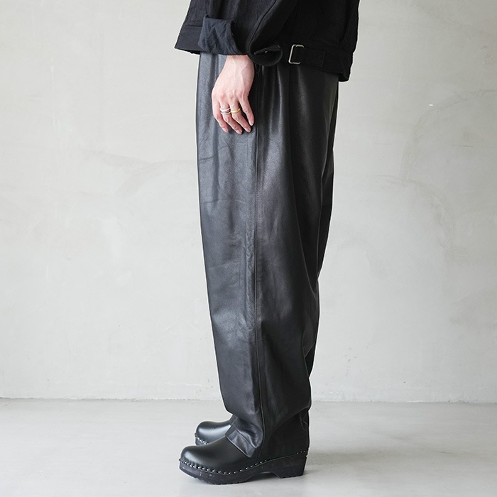 ys-25aw-08) YOKOSAKAMOTO(ヨーコサカモト) /WIDE EASY PANTS