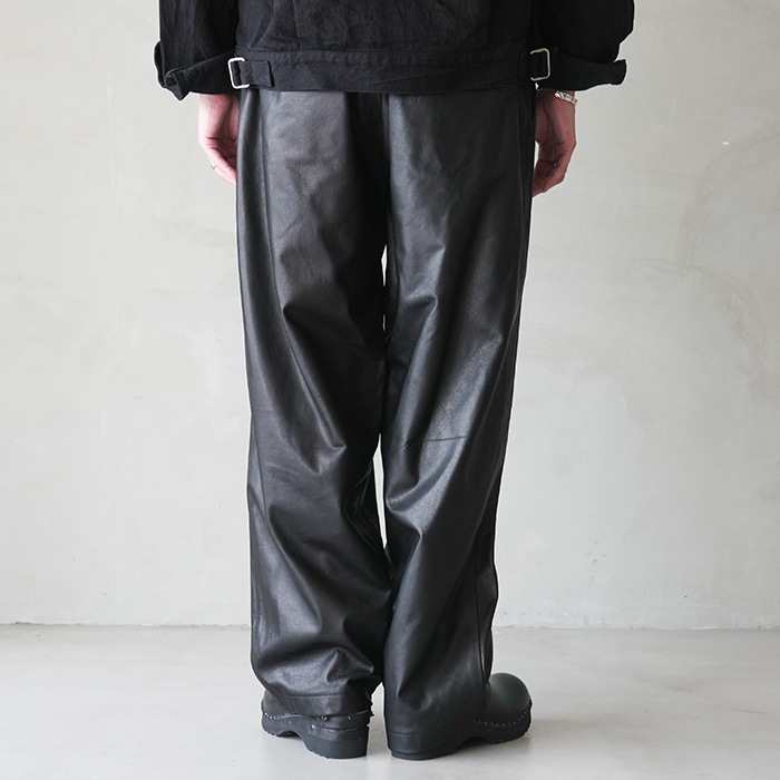 ys-25aw-08) YOKOSAKAMOTO(ヨーコサカモト) /WIDE EASY PANTS(ワイド