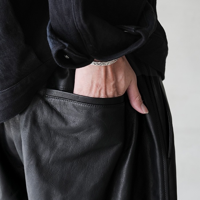 ys-25aw-08) YOKOSAKAMOTO(ヨーコサカモト) /WIDE EASY PANTS
