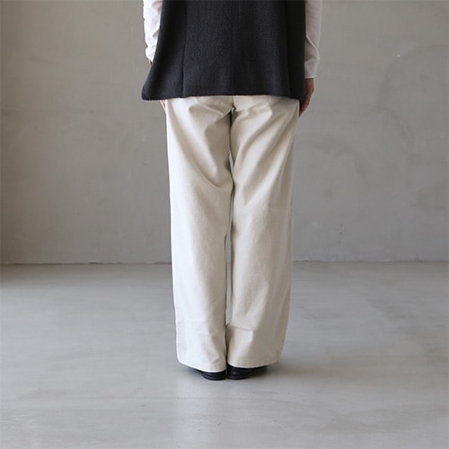 e213t086) / evam eva(エヴァムエヴァ) / raising cotton wide
