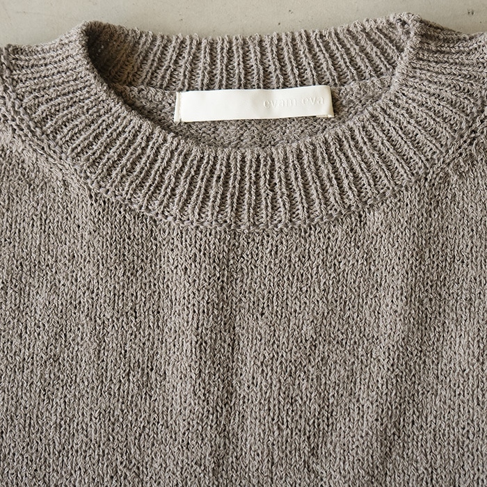 e253k007) / evam eva (エヴァムエヴァ) / wool lily vest(ウール